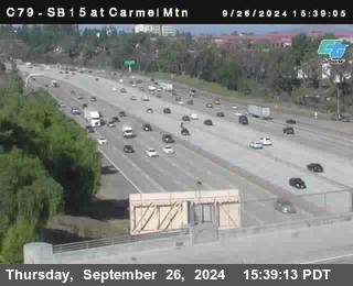 NB 15 at Carmel Mountain Rd.