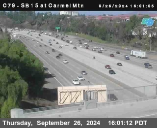 NB 15 at Carmel Mountain Rd.