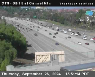 NB 15 at Carmel Mountain Rd.