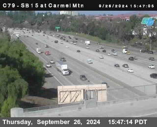 NB 15 at Carmel Mountain Rd.