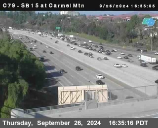 NB 15 at Carmel Mountain Rd.