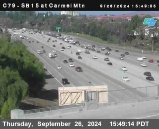 NB 15 at Carmel Mountain Rd.