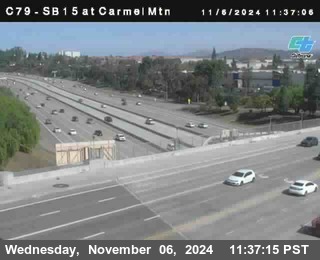 NB 15 at Carmel Mountain Rd.