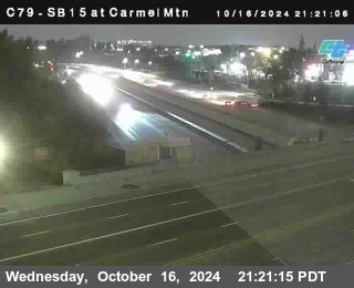 NB 15 at Carmel Mountain Rd.