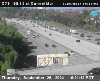 NB 15 at Carmel Mountain Rd.