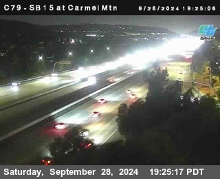 NB 15 at Carmel Mountain Rd.