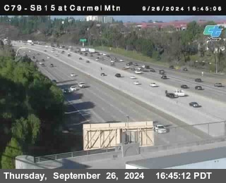 NB 15 at Carmel Mountain Rd.