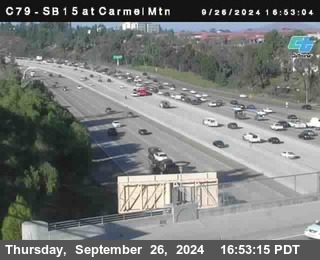 NB 15 at Carmel Mountain Rd.