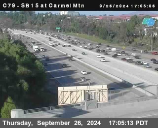 NB 15 at Carmel Mountain Rd.