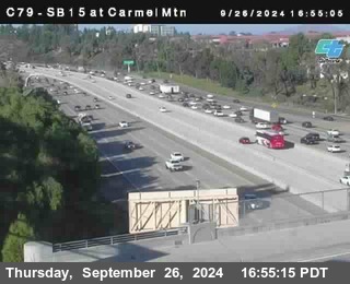 NB 15 at Carmel Mountain Rd.