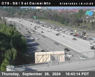 NB 15 at Carmel Mountain Rd.