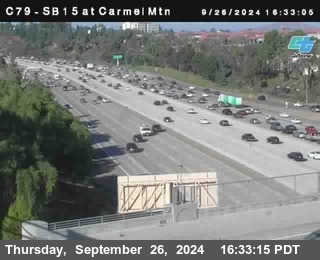 NB 15 at Carmel Mountain Rd.