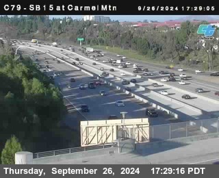 NB 15 at Carmel Mountain Rd.