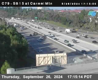 NB 15 at Carmel Mountain Rd.