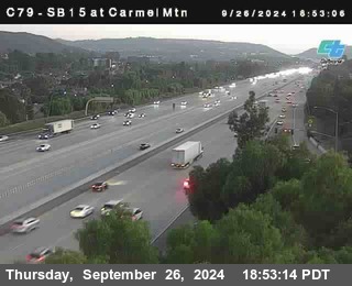 NB 15 at Carmel Mountain Rd.