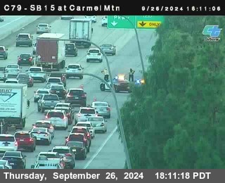 NB 15 at Carmel Mountain Rd.