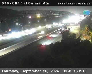 NB 15 at Carmel Mountain Rd.