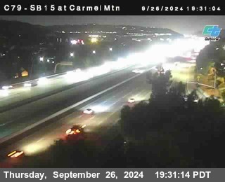 NB 15 at Carmel Mountain Rd.