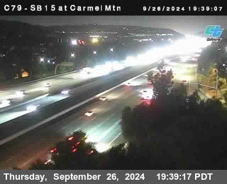 NB 15 at Carmel Mountain Rd.