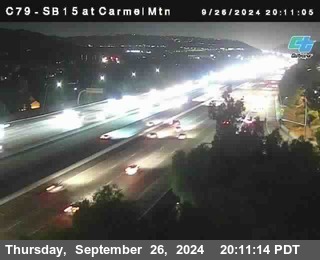 NB 15 at Carmel Mountain Rd.