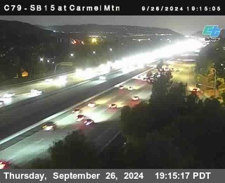 NB 15 at Carmel Mountain Rd.