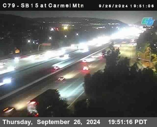 NB 15 at Carmel Mountain Rd.