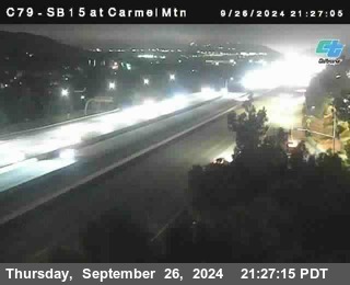 NB 15 at Carmel Mountain Rd.