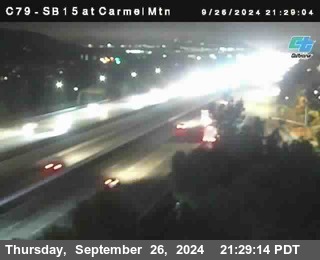 NB 15 at Carmel Mountain Rd.