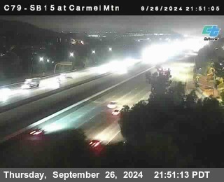 NB 15 at Carmel Mountain Rd.