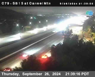 NB 15 at Carmel Mountain Rd.