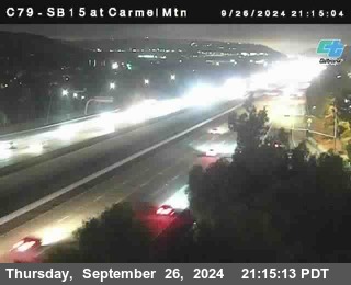 NB 15 at Carmel Mountain Rd.