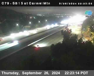 NB 15 at Carmel Mountain Rd.