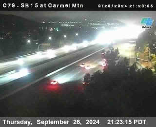 NB 15 at Carmel Mountain Rd.