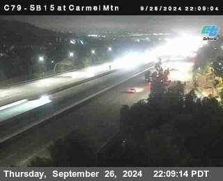 NB 15 at Carmel Mountain Rd.