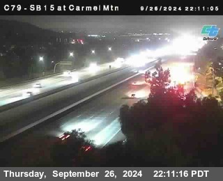 NB 15 at Carmel Mountain Rd.