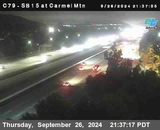 NB 15 at Carmel Mountain Rd.