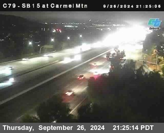 NB 15 at Carmel Mountain Rd.