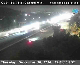 NB 15 at Carmel Mountain Rd.