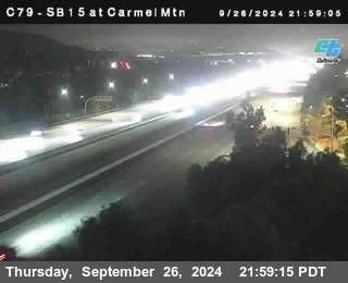 NB 15 at Carmel Mountain Rd.