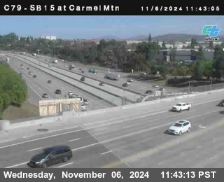 NB 15 at Carmel Mountain Rd.