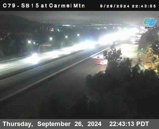 NB 15 at Carmel Mountain Rd.