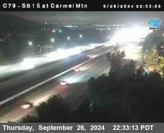 NB 15 at Carmel Mountain Rd.