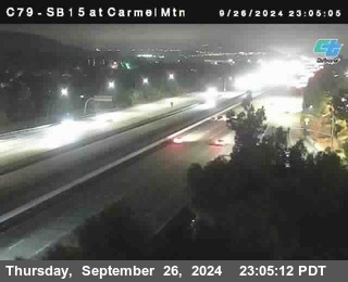 NB 15 at Carmel Mountain Rd.