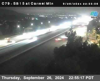 NB 15 at Carmel Mountain Rd.