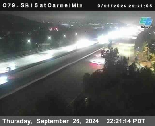 NB 15 at Carmel Mountain Rd.