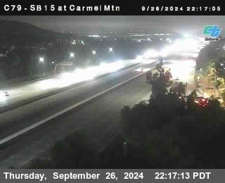 NB 15 at Carmel Mountain Rd.