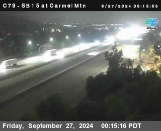 NB 15 at Carmel Mountain Rd.