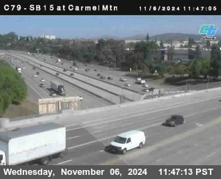 NB 15 at Carmel Mountain Rd.