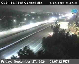 NB 15 at Carmel Mountain Rd.