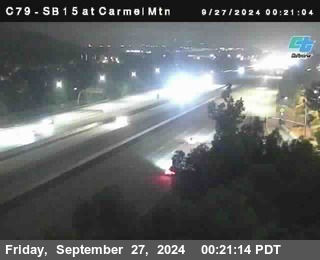 NB 15 at Carmel Mountain Rd.